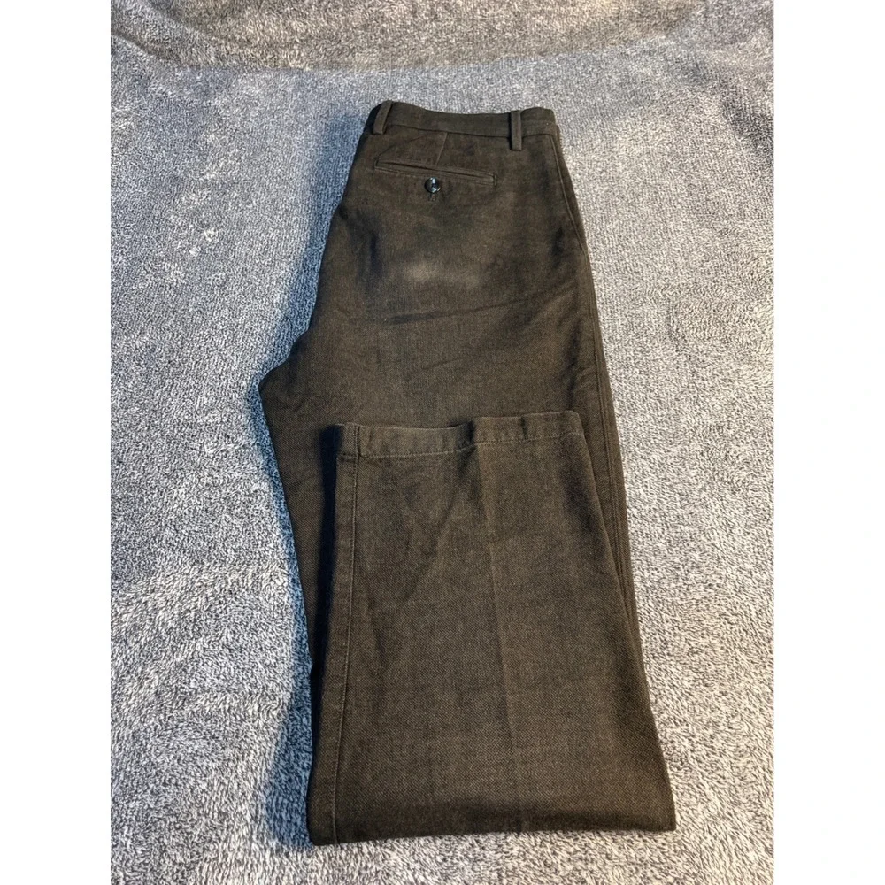 Banana Republic Kentfield Pant Mens 34x30 Dark Brown Cotton Straight Leg Chino